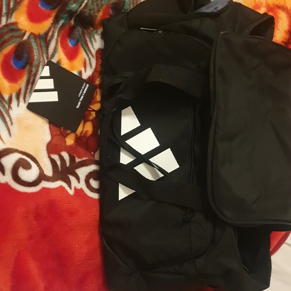 Adidas Black Duffel Bag
